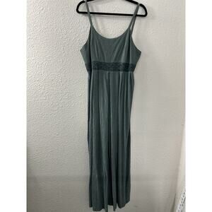 Vintage‎ Sue Wong Womans Size L Sleeveless Long Pant Jumpsuit Wide Leg Zip Back